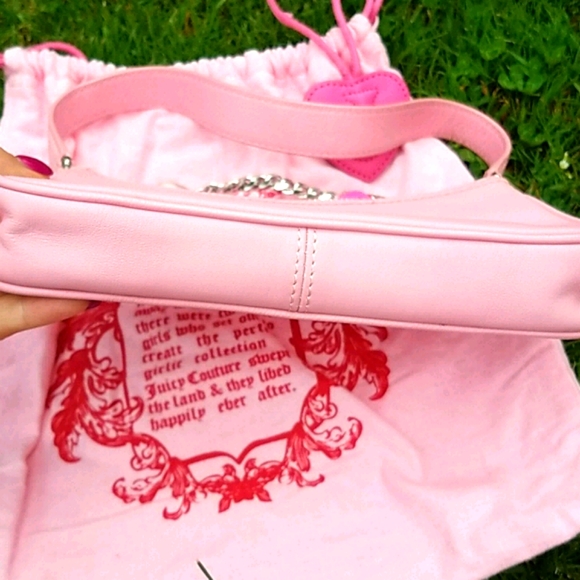 *sold* Juicy Couture pink logo baguette handbag - Picture 8 of 9